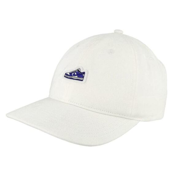 NWT Nike Adults Unisex White Club Unstructured Dunk Patch Cap Size M-L - Picture 1 of 7